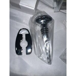 Chrome Corkscrew and Wine Bar Set Heavy